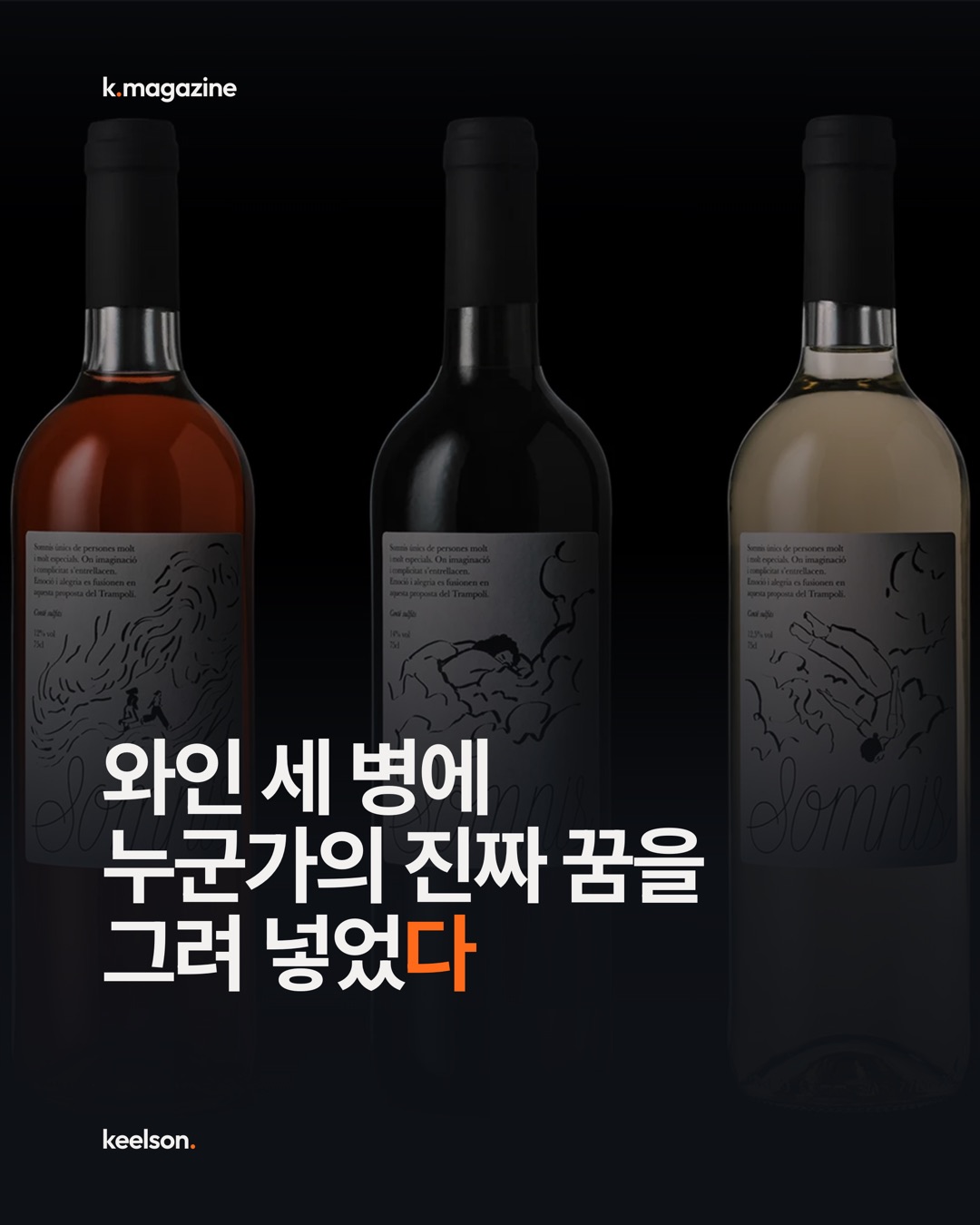 와인 세 병에 누군가의 진짜 꿈을 그려 넣었다 1번째 장