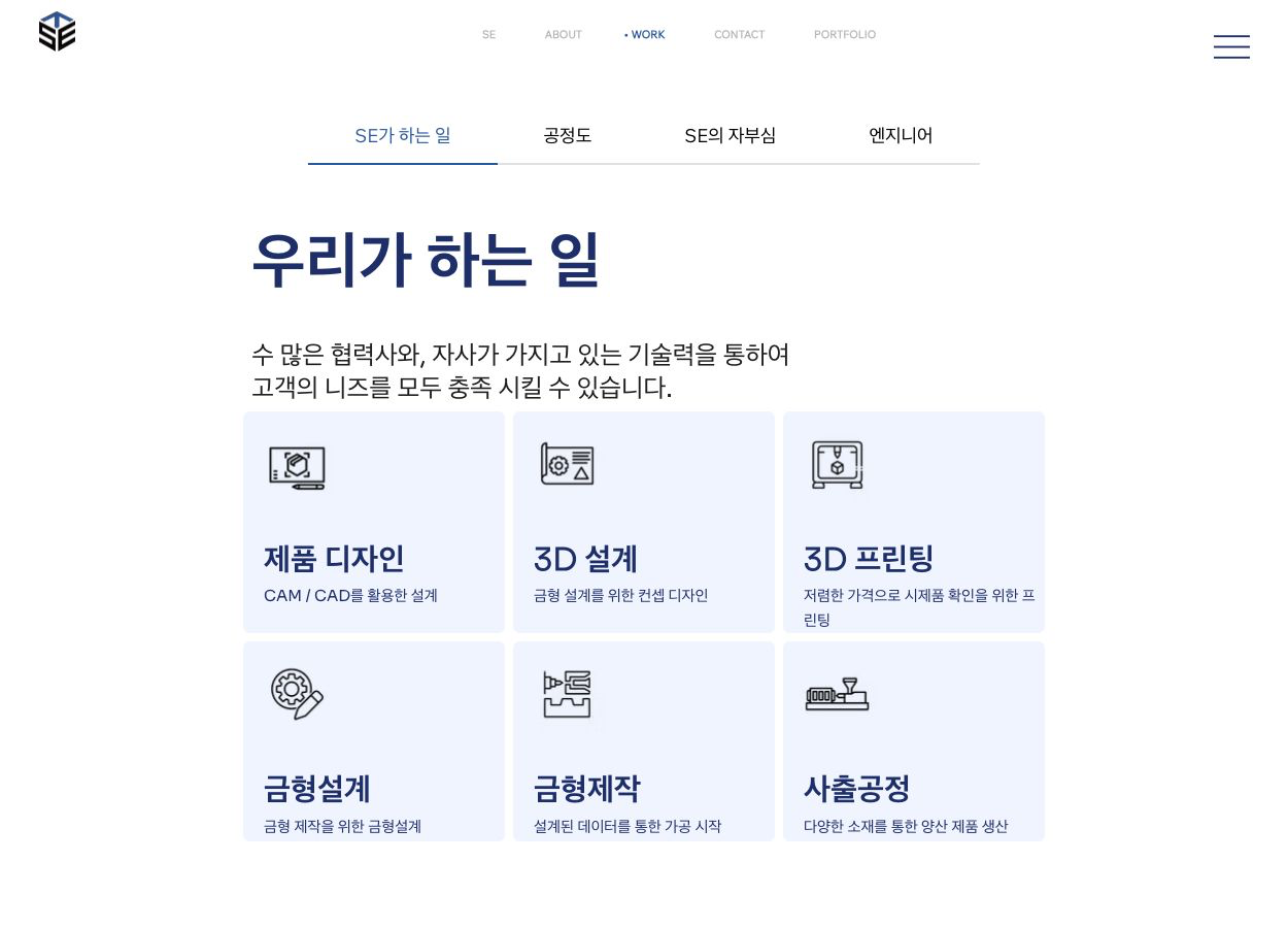 업무 소개와 포트폴리오