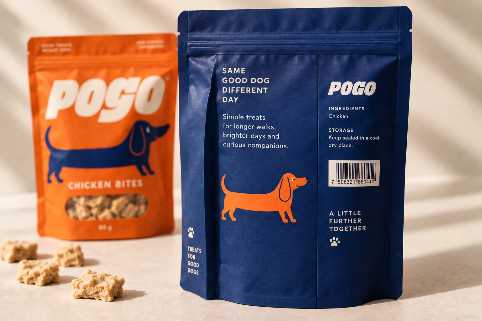 POGO — 반려동물 · 동결건조 간식 — 패키지 디자인 프로젝트 · 킬슨 스튜디오