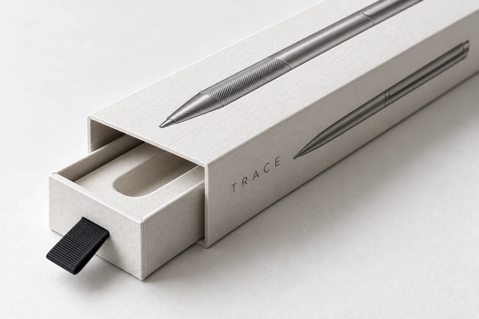 TRACE — 문구 · 프리미엄 펜 — 패키지 디자인 프로젝트 · 킬슨 스튜디오