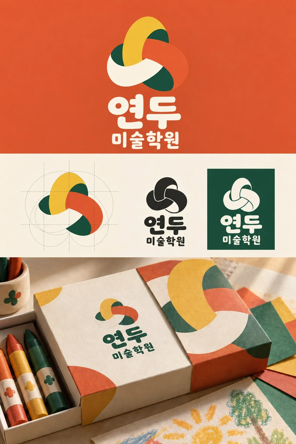 연두미술학원 — 브랜딩 · 디자인 프로젝트 · 킬슨 스튜디오