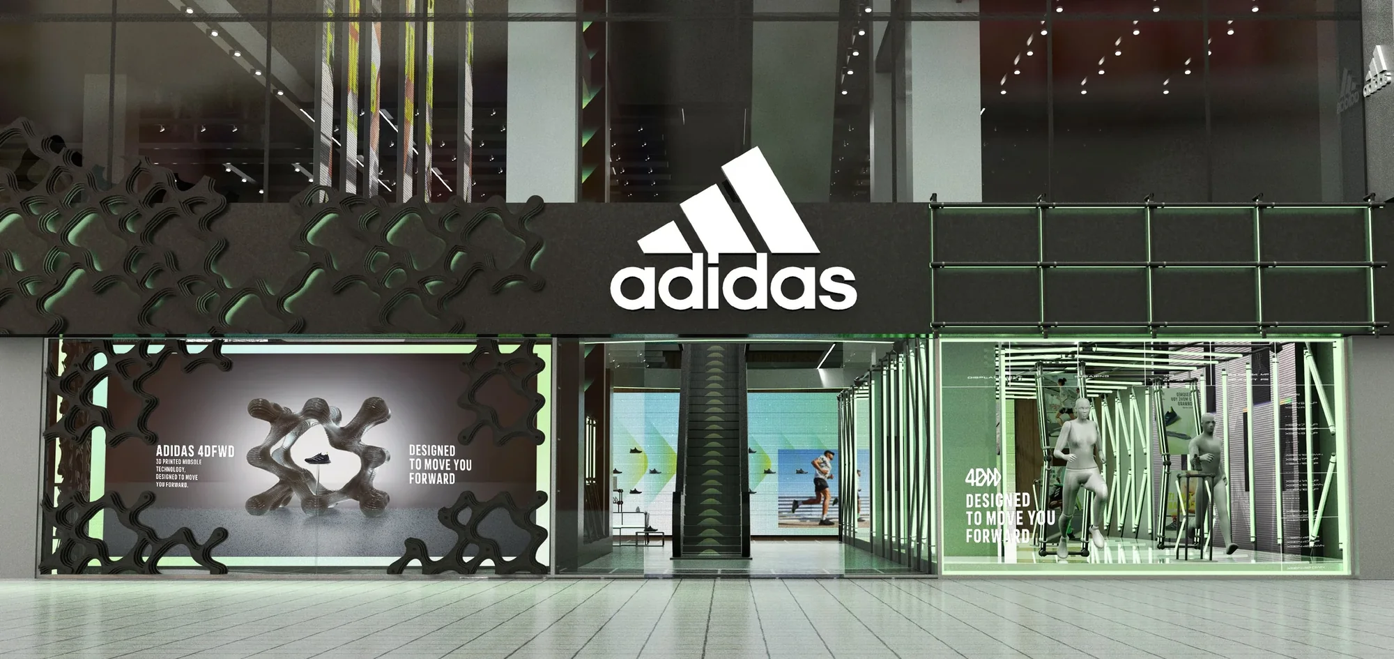 ADIDAS 4DFWD VMD — VMD/인스토어 캠페인 프로젝트 · 킬슨 스튜디오