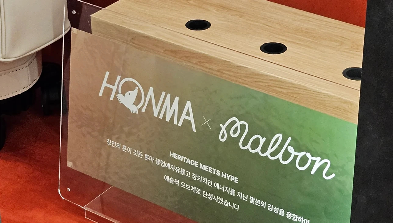혼마 X 말본 콜라보 프로모션 신세계백화점 쇼케이스 제작 및 연출 — 인테리어 프로젝트 · 킬슨 스튜디오