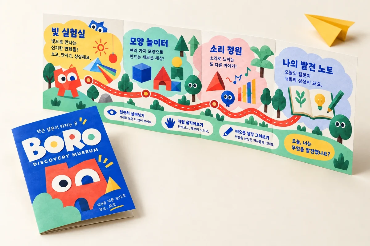 BORO — 교육 · 어린이 뮤지엄 리플렛 대표 이미지