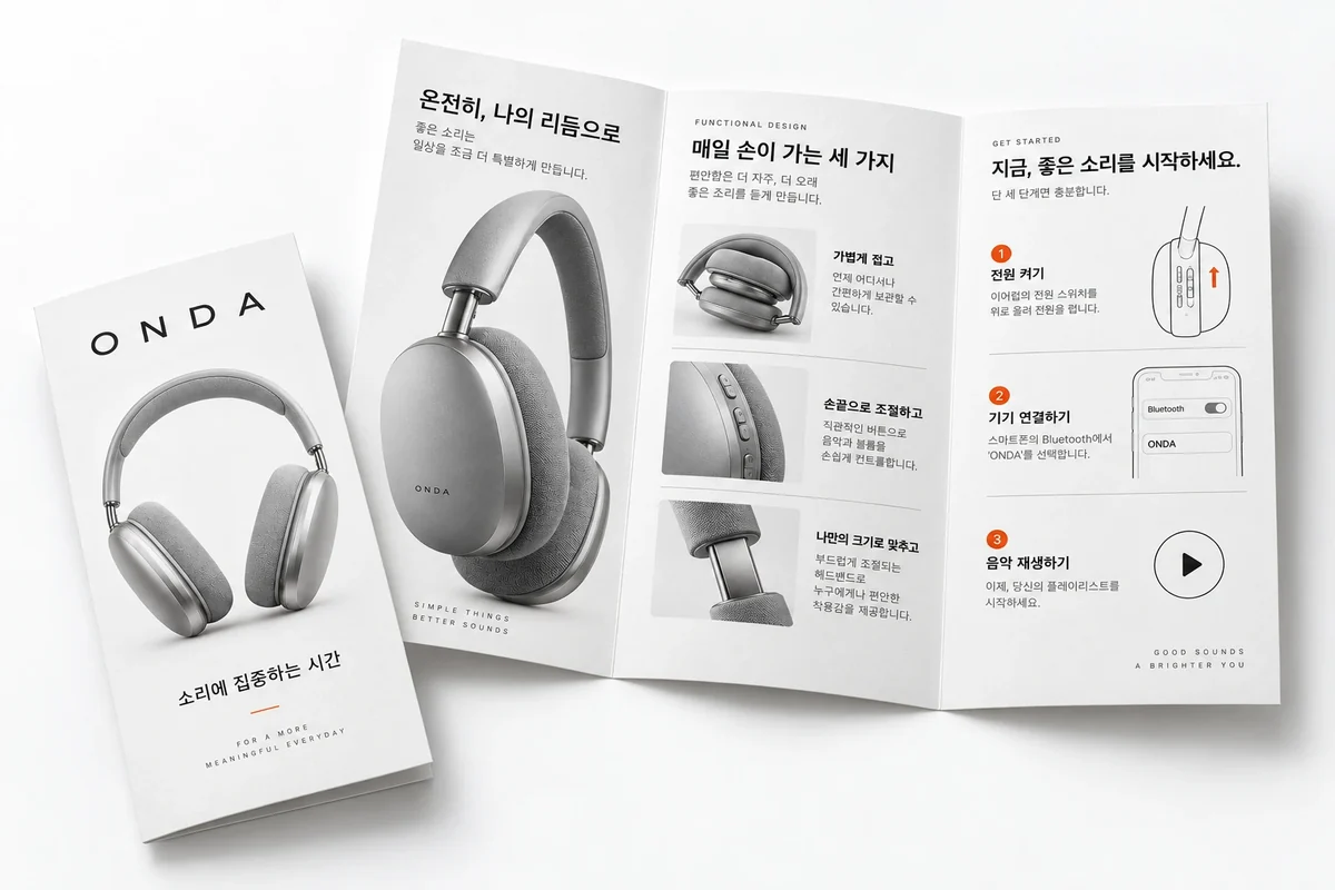 ONDA — 전자제품 · 오디오 리플렛 대표 이미지